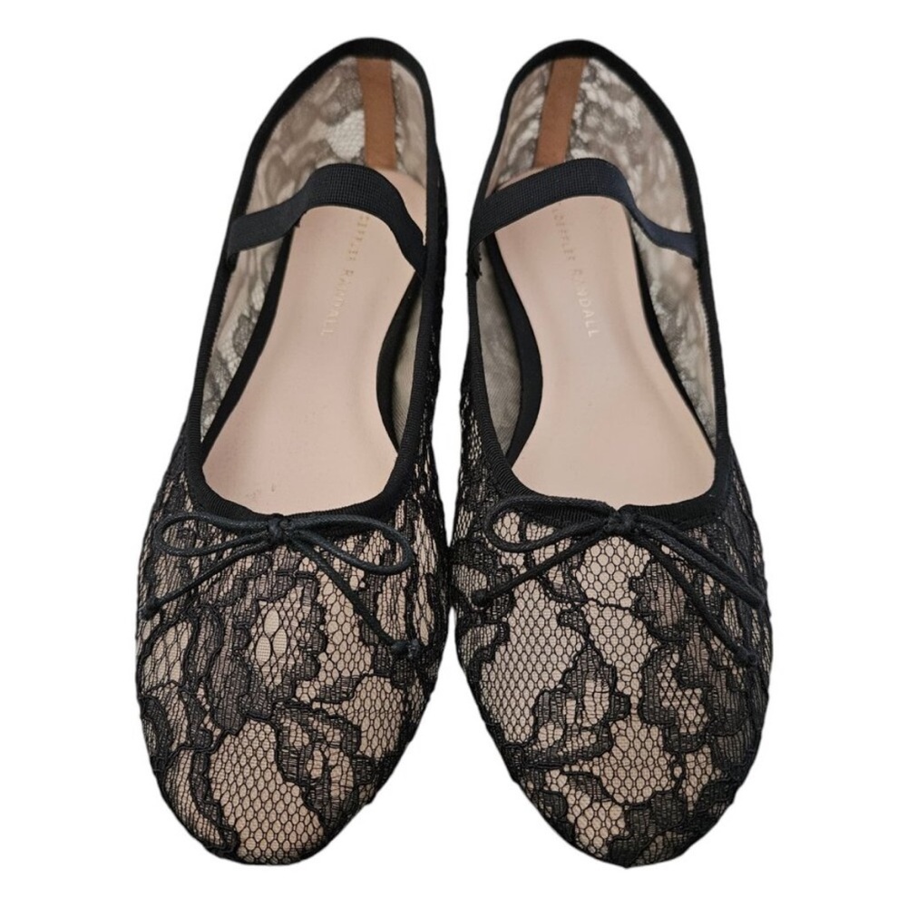 Loeffler Randall Black Lace Flats - Picture 2 of 10